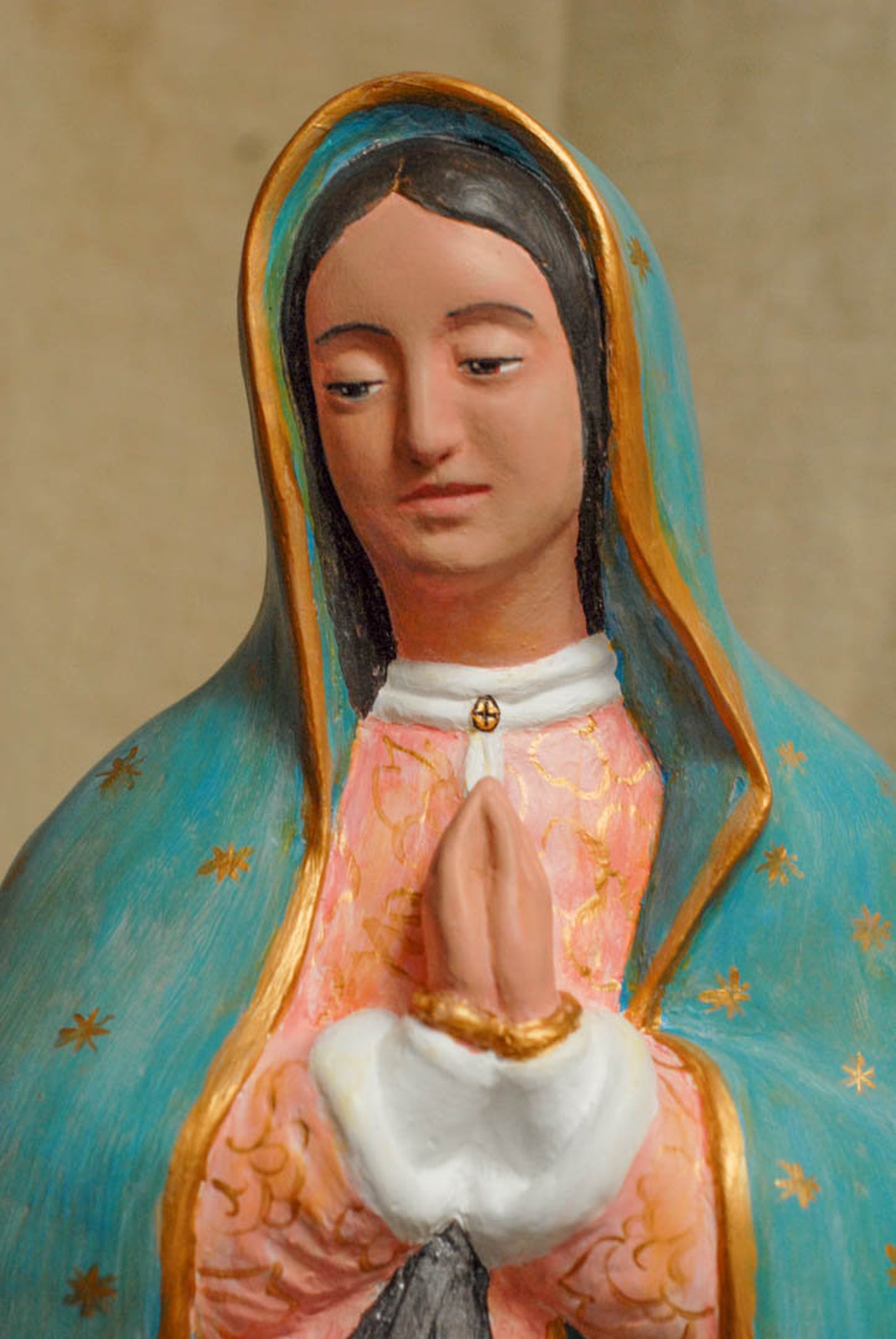 Our Lady of Guadalupe Statue My Creation Cast in Durable Etsy