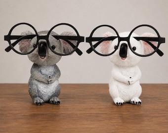 Hars koala lenzenvloeistofhouder, decor nachtkastje, dierenbrilstandaard