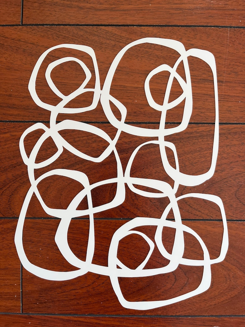 STENCIL MASK Circles Gelli Plate Reusable Stencil Etsy