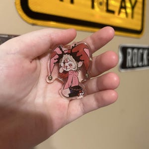 Velvet clown pin