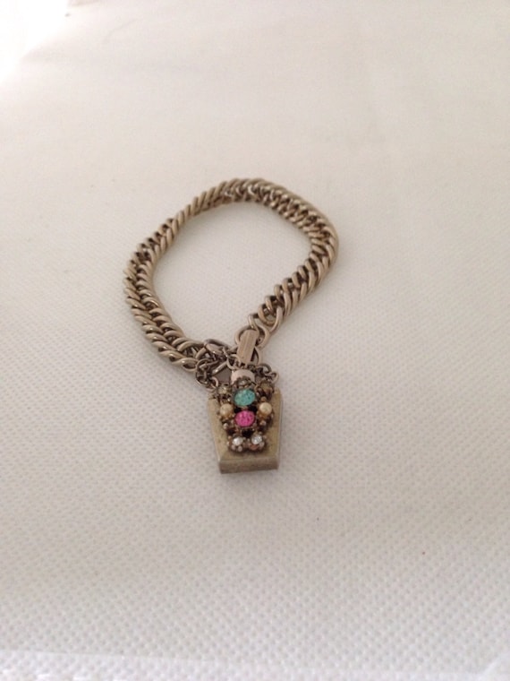 Antique charm bracelet 1930's