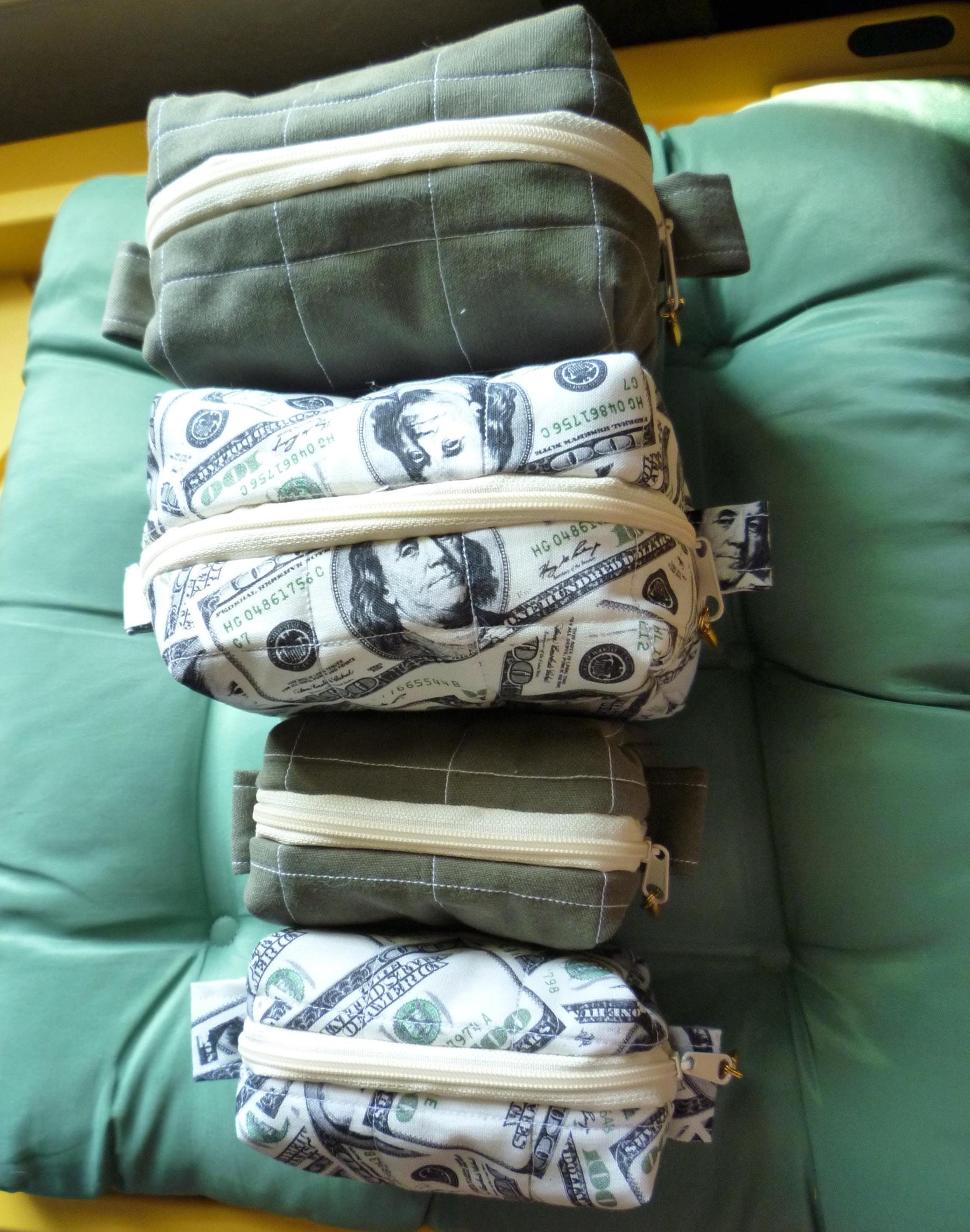 Zipper Dollar Bill Pouch - Etsy