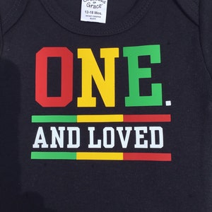 African Art Printed Baby Climbing Short Sleeve Onesie 0-6 Month Black
