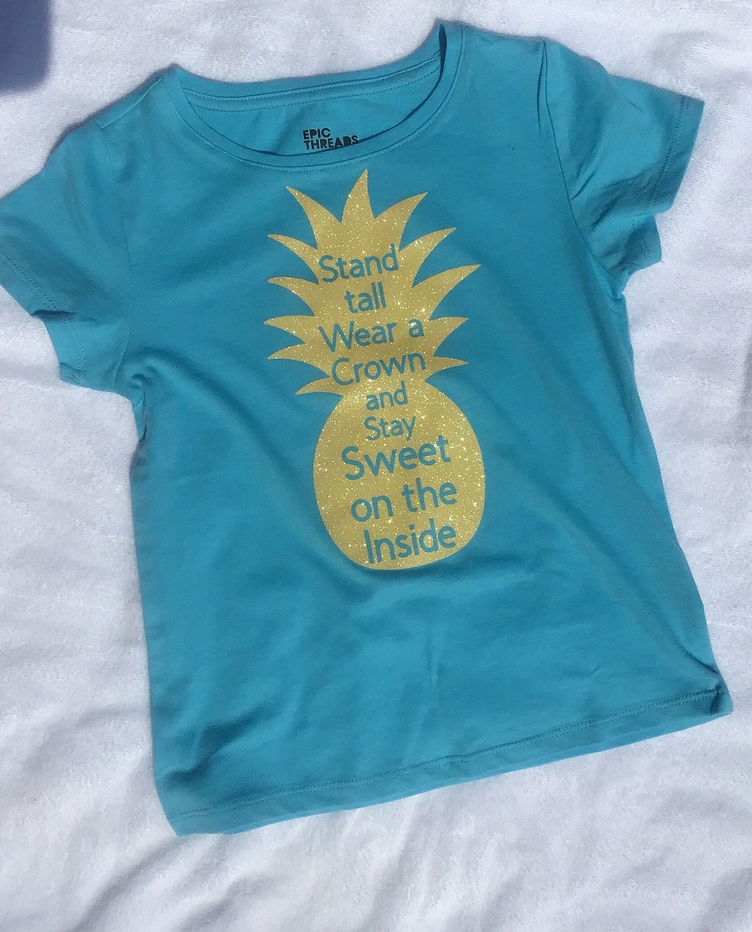 Stand Tall and Wear a Crown,stay Sweet on the Inside, Pineapple Shirt ...