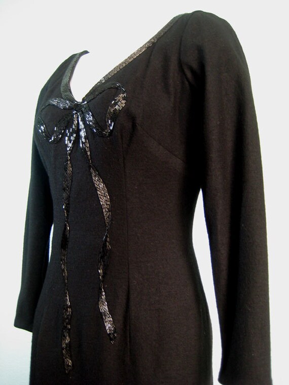Vintage 60s Lilli Diamond California Black Dress