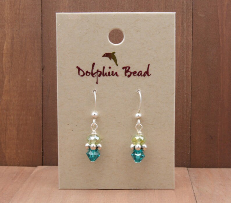 Custom Earring Cards with peg holes earring holders with