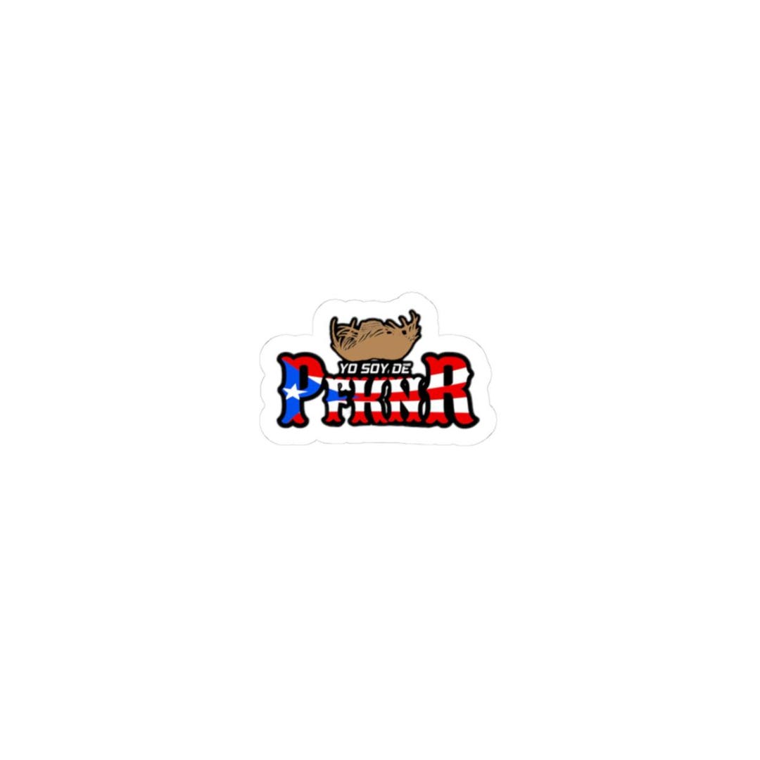 P Fkn R Sticker P FKN R Puerto Rico Graphic Sticker | Kiss-cut Sticker Puerto Rican ...