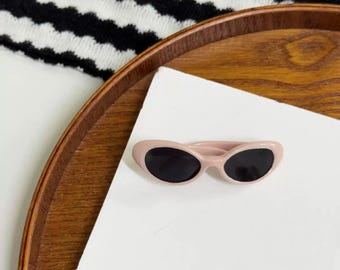 Handmade Pink Doll Sunglasses | Miniature Crossbody Eyewear for 17cm Dolls
