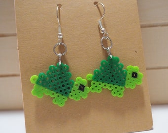 Turtle 8-bit Pixel Earrings