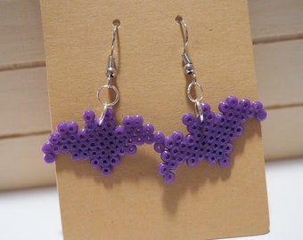 8-Bit Pixel Bat Earrings