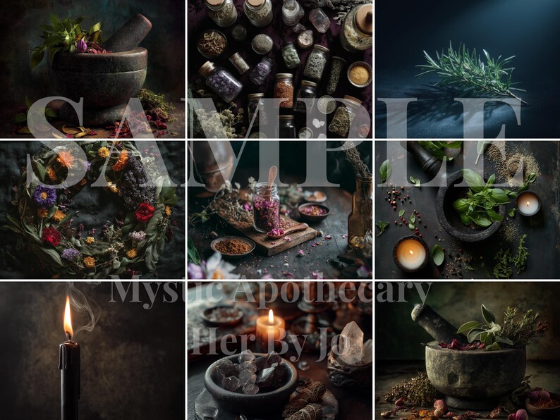 Mystic Apothecary Social Media Kit | Canva Templates, Stock Photos ...