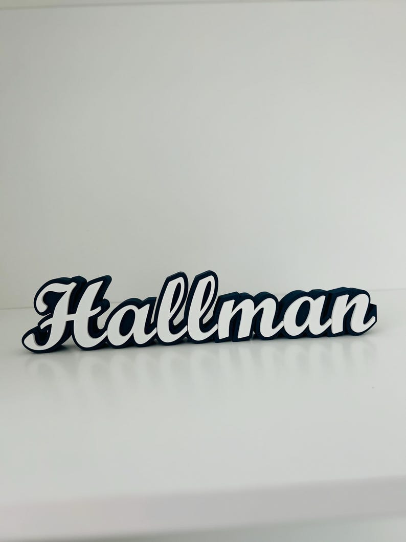 Custom Name Desk Display - 8 Inch - Etsy