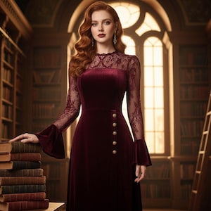 burgundy corset dress with sleeves Rent Miss Selfridge Belted Faux Leather Pinny Dress In Burgundy main image 0
