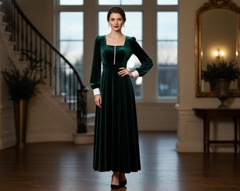 Vintage 80s Green Lace Long Sleeve Dress With Slip by All That Jazz / Size  5/6 / View Description for Measurements and Condition Details - Etsy
