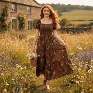 Brown Fairy Dress for Women - Etsy