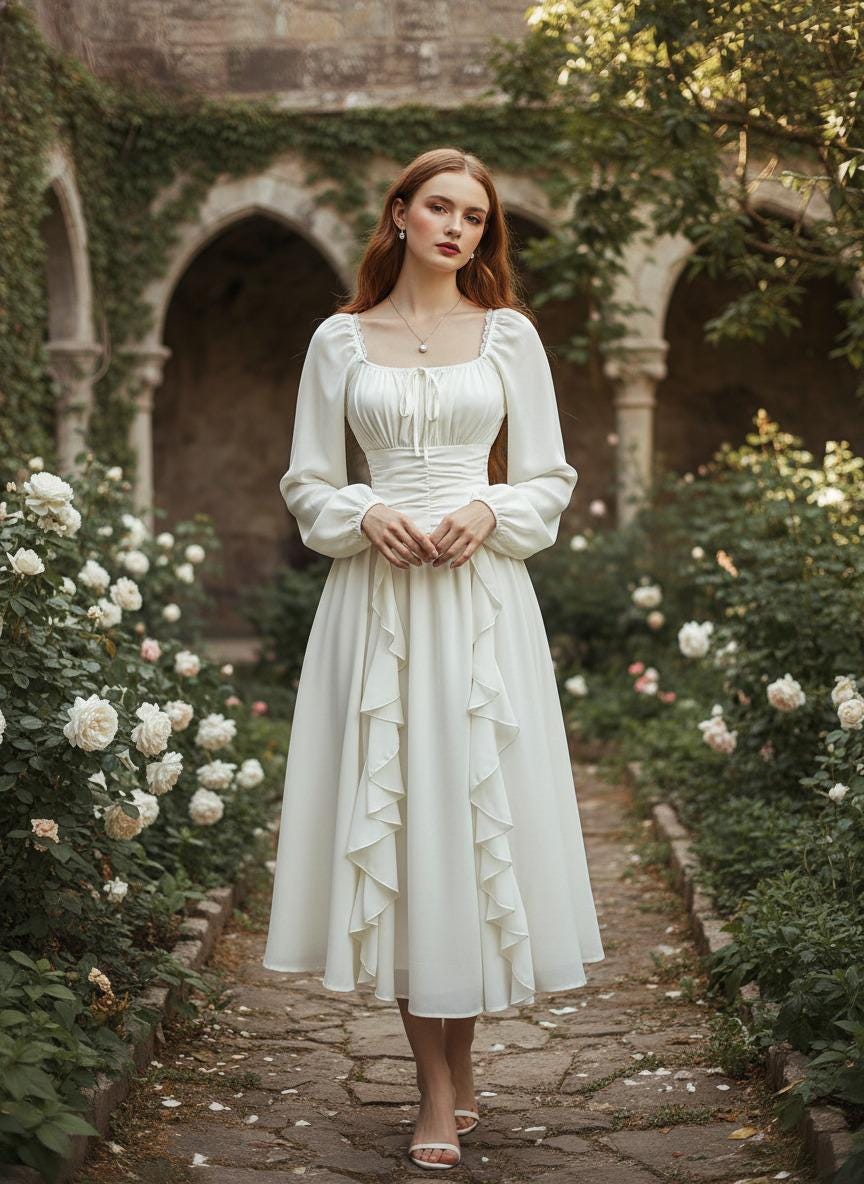 Cottagecore Wedding Dress