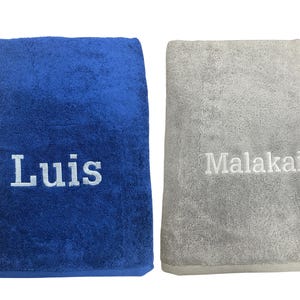 Christmas Gifts - Personalized Bath Towel 1 pack - Special Gifts- Monogrammed Towel - Embroidered Turkish Towel