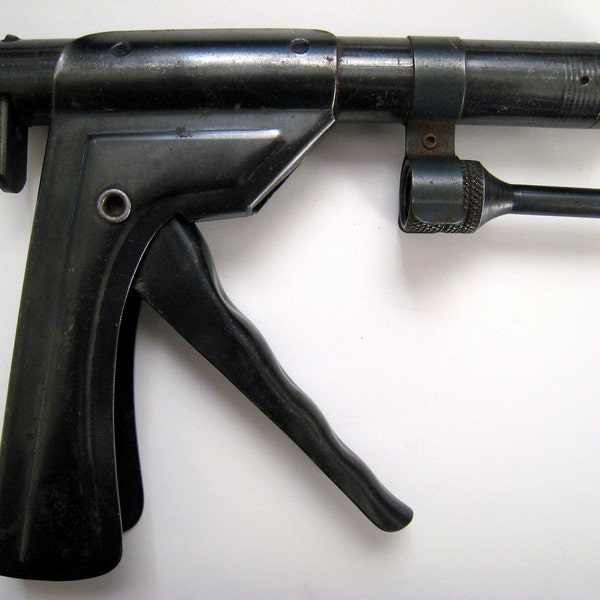 Vintage Industrial Blue Steel Ray Gun Tubeless Tire Repair