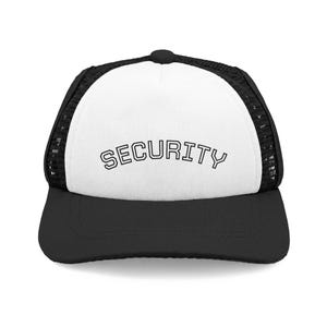 Funny Security Dog Hat, Mesh Dog Baseball Cap with Adjustable Chin Strap, UV Sun Protection for Dogs, Outdoor Dog Gear, Pet Lover Gift