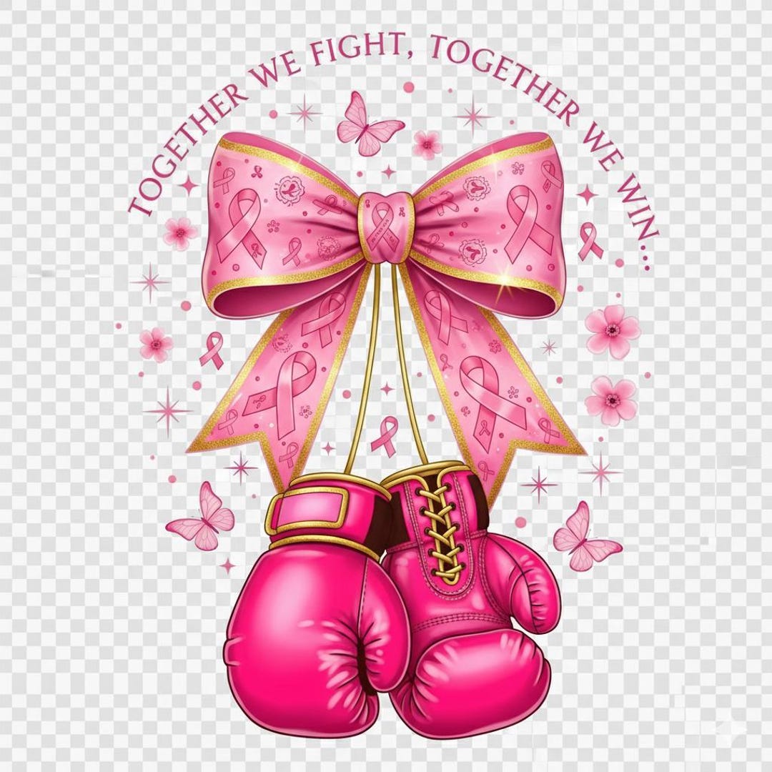 Coquette Boxing Gloves Png, Breast Cancer Awareness Png, Preppy Pink ...