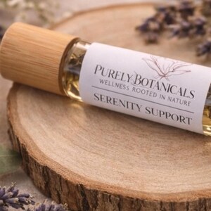 Serenity Support Aromatherapy Roll-On – Grounding Essential Oil Blend