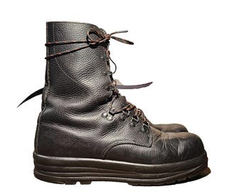 Schwerer Kampf, Motorradfahren, Wandern, Arbeitsstiefel, Schweizer Militär KS90 UK 10