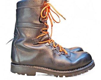 Österreichisches Bundesheer KAZ03 Springerstiefel mit Leder unterfüttert Motorrad Wandern UK 12