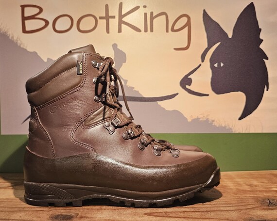 Bottes Iturri Patrouille - Taille UK 10, Cuir Marron, Pour Randonnée, Pêche, Marche - Occasion En Bon état