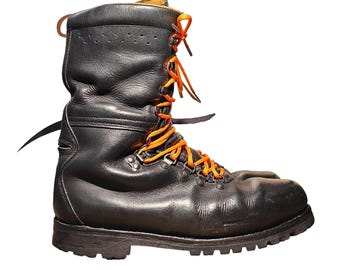 Österreichisches Bundesheer KAZ03 Springerstiefel mit Leder unterfüttert Motorrad Wandern UK 11