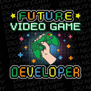 Desarrollador de videojuegos del futuro PNJ Svg Ai, juego terminado png, programador svg, consola de juegos svg, clip de jugador niño, videojuegos png // Descarga digital