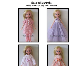 PDF Basispatroon voor poppenkast past op zeer smalle poppen van 7 inch, zoals Lottie