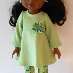 Long sleeved tunics PDF sewing pattern fits 14 1/2 dolls image 9