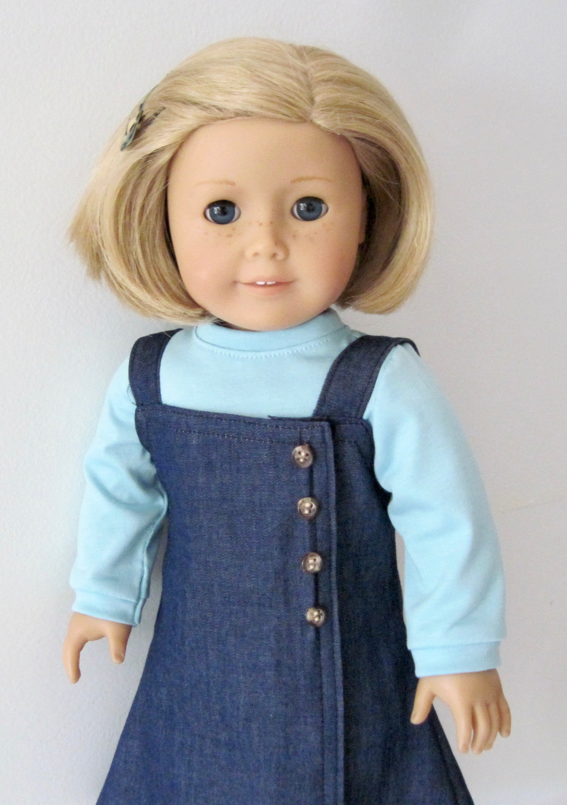 PDF Side Button Jumper With Tee Sewing Pattern Fits 18 Etsy