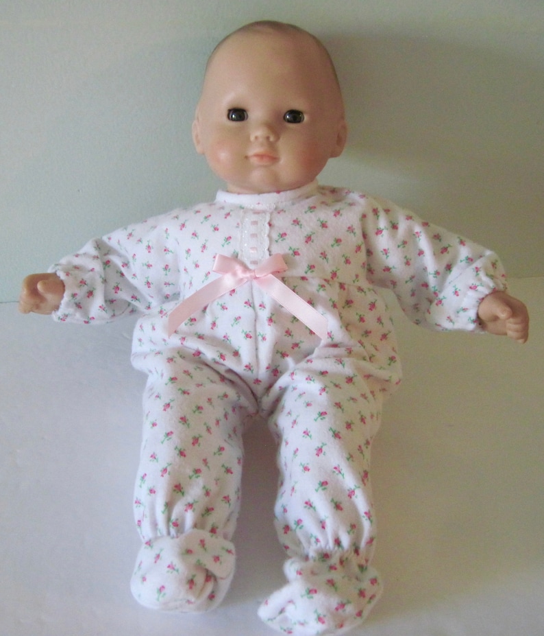 PDF Baby doll sleepwear pattern fits 15 dolls, such as Bitty Baby image 4