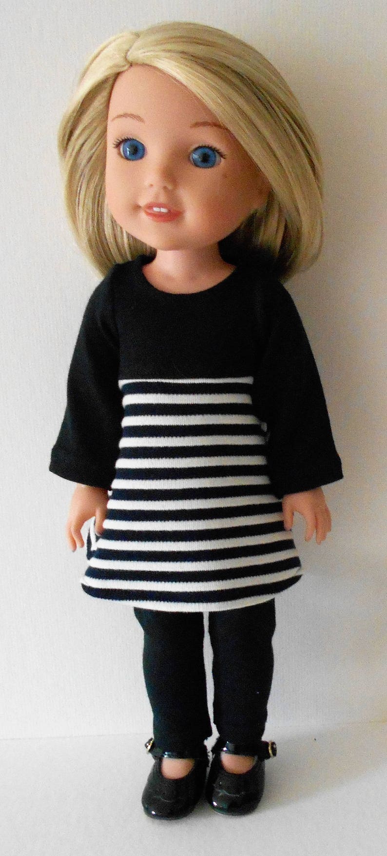 Long sleeved tunics PDF sewing pattern fits 14 1/2 dolls image 3