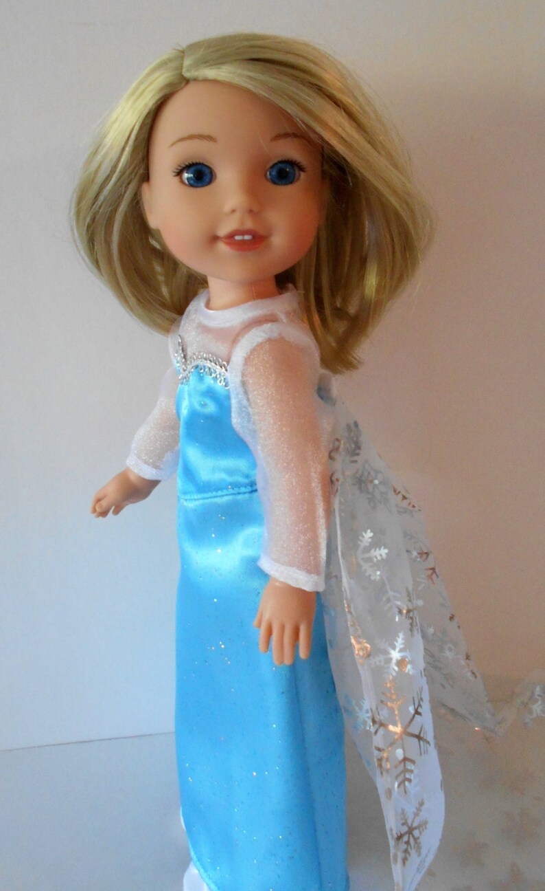 Elsa inspired dress PDF pattern fits 14 1/2 dolls Etsy