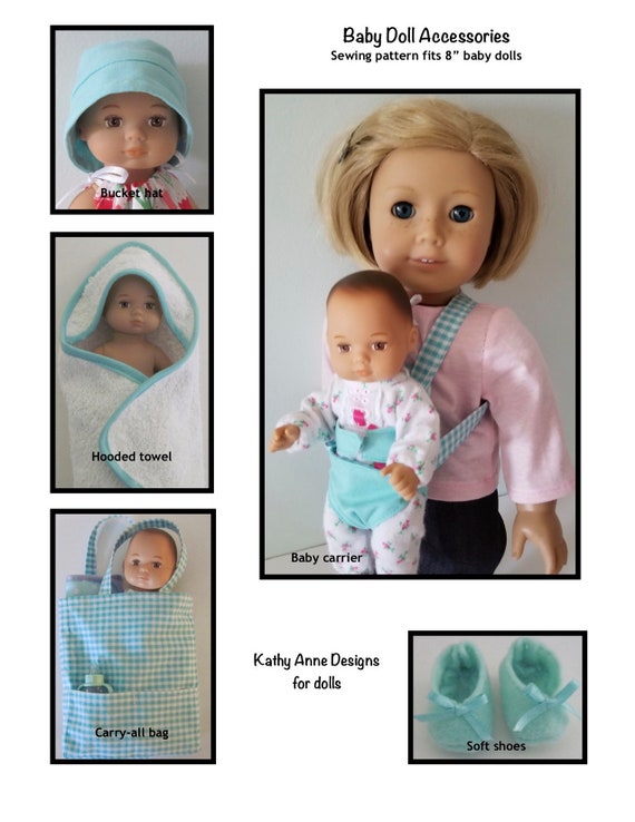 PDF Doll Accessories Pattern Fits 8 Dolls Such as AG | Etsy