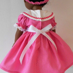 Dress and headband PDF sewing pattern for 14 1/2 dolls image 4