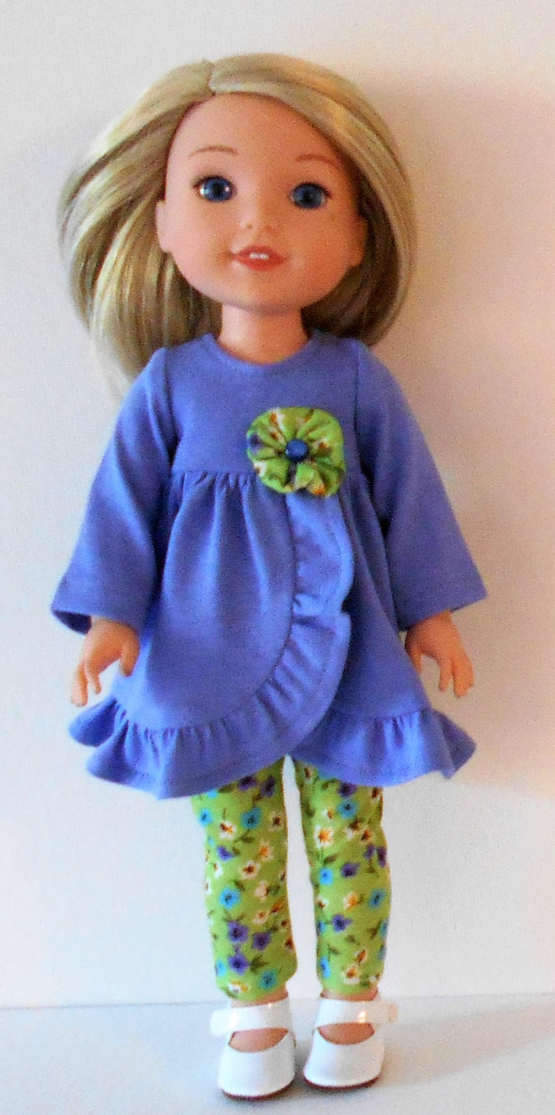 Long sleeved tunics PDF sewing pattern fits 14 1/2 dolls image 4