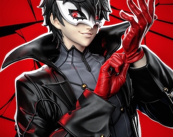 Joker P5 STL File – 3D Printable Fan Art Model for Cosplay Joker P5 STL File – 3D Printable Fan Art Model for Cosplay