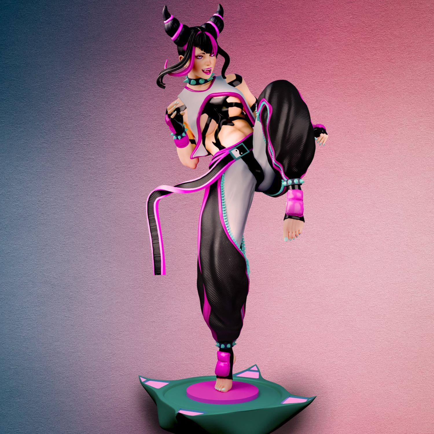 Street fighter juri figurine - Etsy 日本
