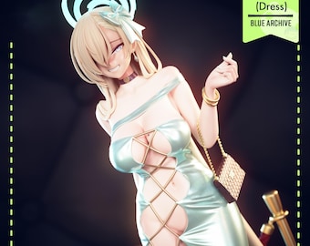 Ichinose Asuna aus blauem Archiv 3D STL-Datei | Harz Stl-Datei | FDM Stl-Datei | Sofortiger Download STL | Fan Art Figur
