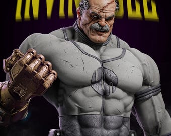 Conquest From Invincible Figurine – 3D STL Fan Art (Instant Download)