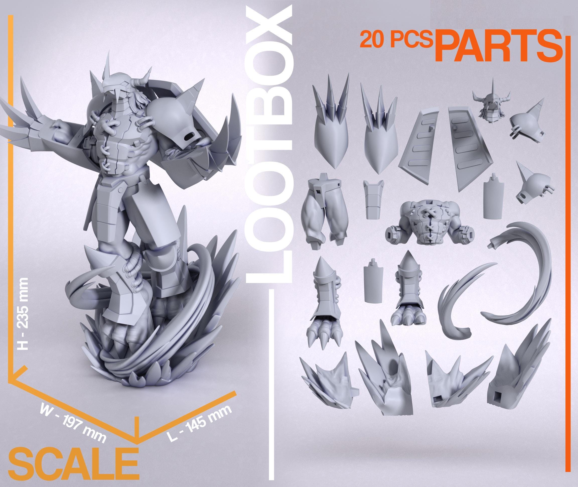 Stl File Only 3D STL File | Resin Stl File | FDM Stl File | Instant Download STL ...