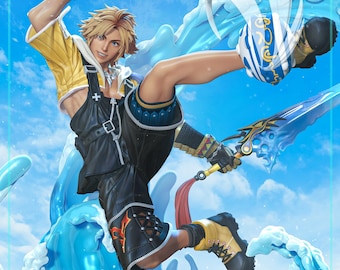 Tidus aus Final Fantasy X Figur - 3D STL Fan Art (Instant Download)
