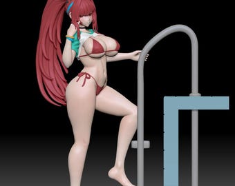 Rapi From NIKKE - 3D stl File | Resin stl File | FDM stl File | Instant Download stl | Fan Art Figurine