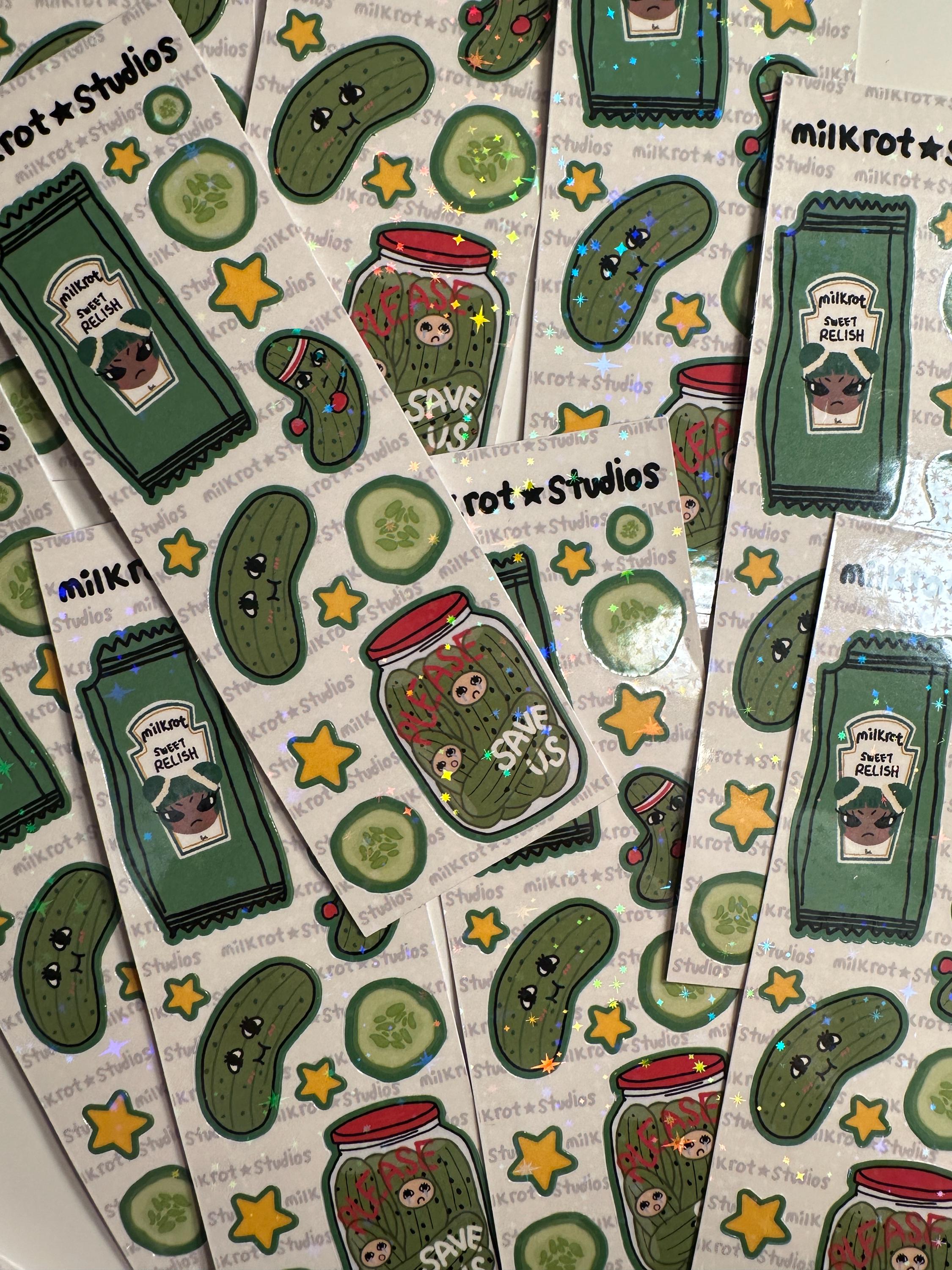 Condiment Sticker Sheet | Waterproof Vinyl Stickers - Etsy