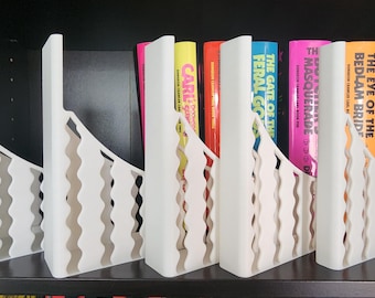 Dust Jacket Holder | 3D Printed Bookshelf Decor for Hardcover Collections