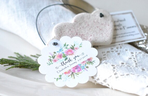 Custom Colors Double Heart Wedding Favor Set Of 6 Napkin Rings Etsy