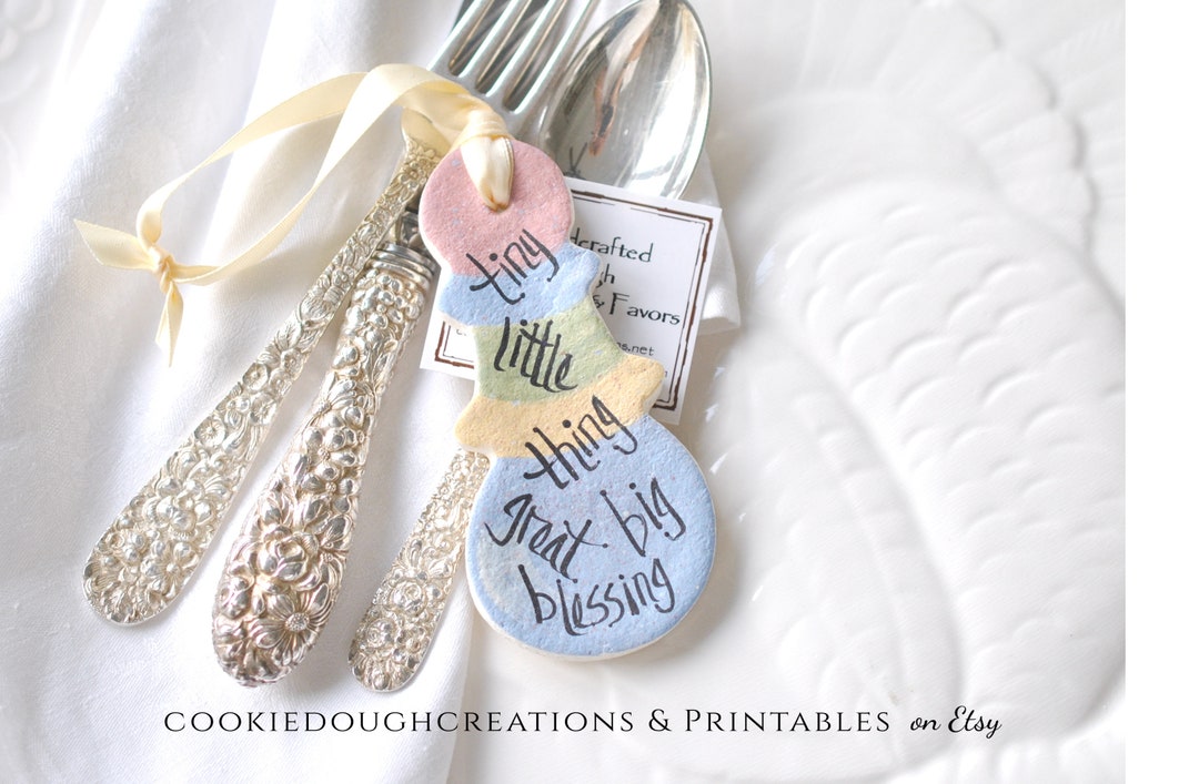 Baby Rattle Ornament / Baby Shower Party Favors Gift Etsy